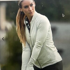 Dunning Golf Skylar jersey performance full Gray Full-Zip Jacket size M